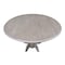 International Concepts Round 42 in Round Dual Drop Leaf Pedestal Table, Washed Gray Taupe, 42 W, 42 L, 29.5 in H, Wood T09-42DP - alternate 4
